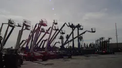 Aerial units at Noble Iron39s Los Angeles rental center Aerial units at Noble Iron39s Los Angeles rental center