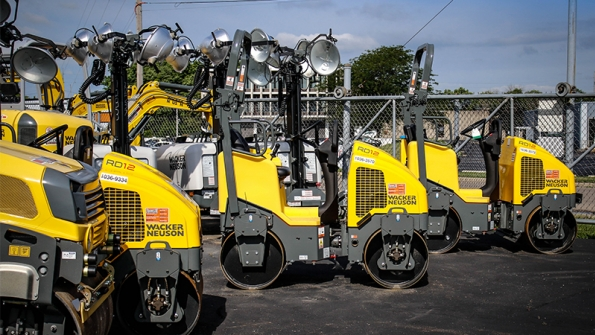 Wacker Neuson machines at Franklin Equipment39s Dayton Ohio rental center