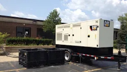 A Caterpillar generator at work A Caterpillar generator at work