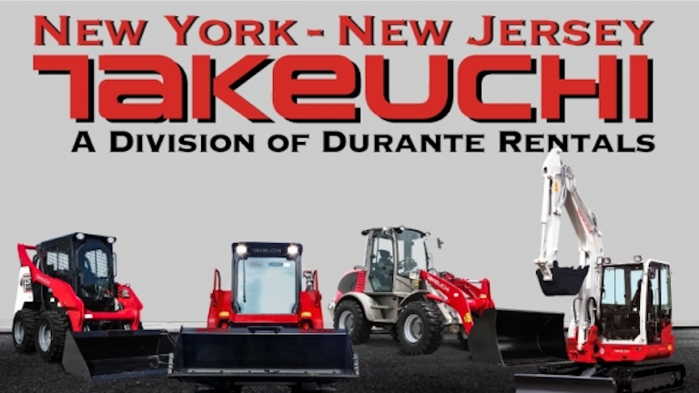 Durante Rentals Named Takeuchi Dealer For 11 Counties In North New Jersey Rental Equipment Register