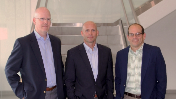 From left Todd Miorin Jeffrey Weido and Don Vollmar join the Manitou leadership team