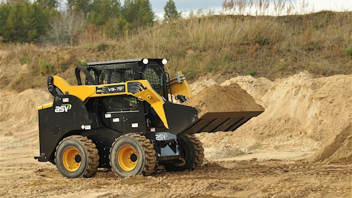 Product Of The Week Asv Radial Lift Rs 75 And Vertical Lift Vs 75 Skid Steer Loaders Rental Equipment Register
