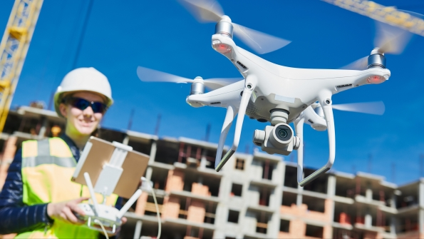 Drone technology enables everyone to understand who39s moved what material how much and where