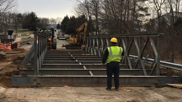 Mabey Inc recently acquired by Sunbelt Rentals delivers a bridge