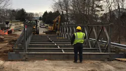 Mabey Inc recently acquired by Sunbelt Rentals delivers a bridge Mabey Inc recently acquired by Sunbelt Rentals delivers a bridge