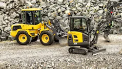 Volvo CE is preparing to go all electric with its compact wheel loaders and compact excavators Volvo CE is preparing to go all electric with its compact wheel loaders and compact excavators
