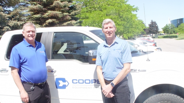 Darryl Cooper left president and Doug Dougherty CEO of Cooper Equipment Rentals near the company39s headquarters in Missisauga Ontario Canada