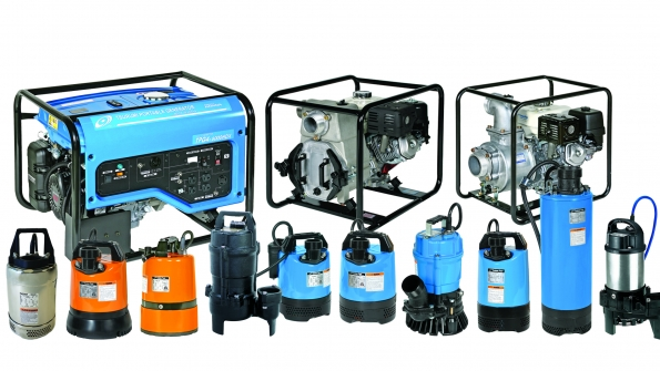 Tsurumi will showcase a vast range of pumps and generators at the ARA show
