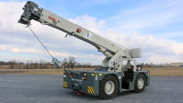 The massive Manitowoc Shuttlelift SCD15 is a site to behold and will be on display at the ARA show