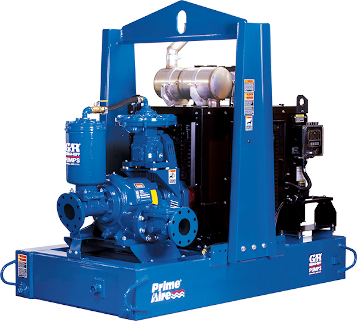 Gorman Rupp Shows Diaphragm Priming Assembly for Prime Aire Pumps