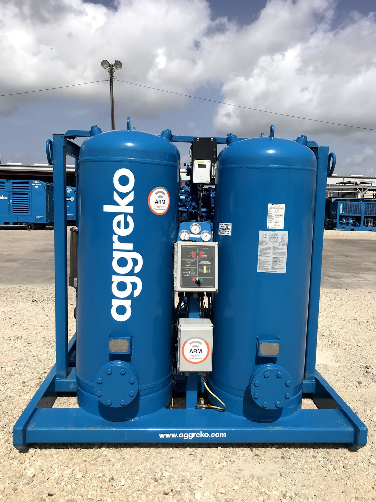 Aggreko Offers New Dryer Dew Point Monitoring System for OilFree Air Compressors Rental