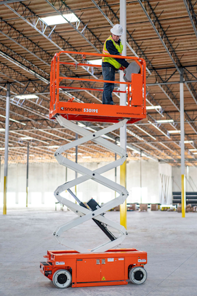 Snorkel S3019e Scissor Lift Rental Equipment Register