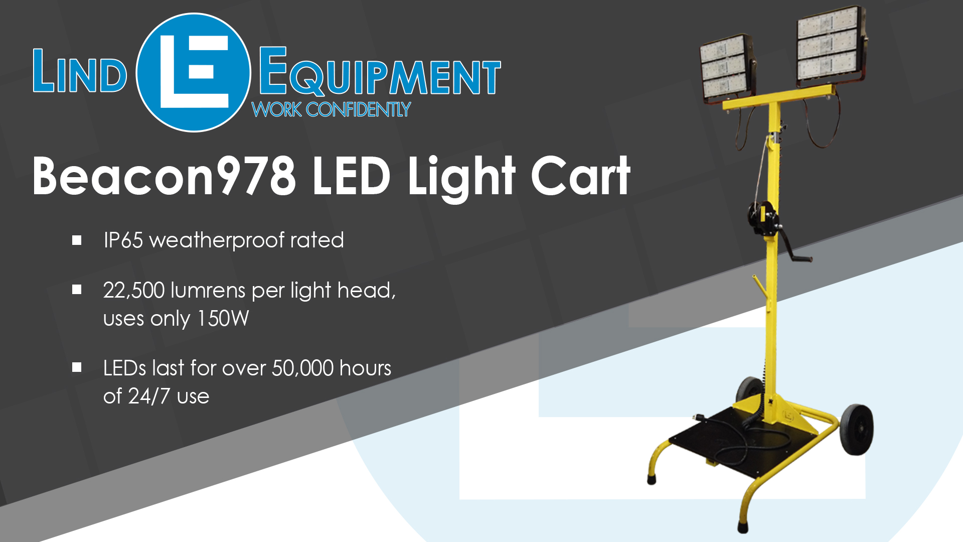 Lind Equipment Le978 Led Light Cart 5fd05fb5214f7