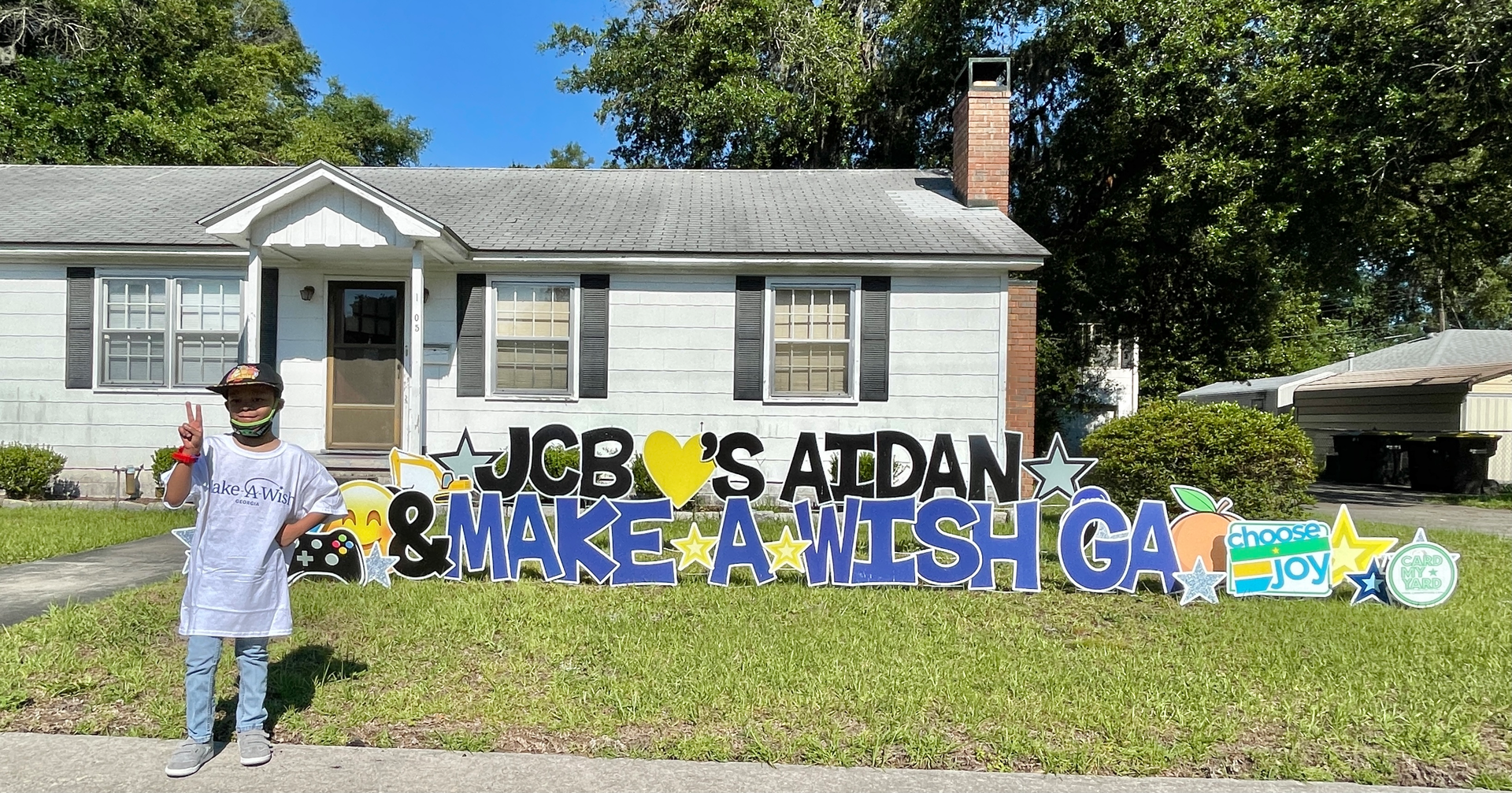 Adrian is an 11-year-old boy in Georgia who suffers from a heart defect, which requires him to stay indoors due to shortness of breath.