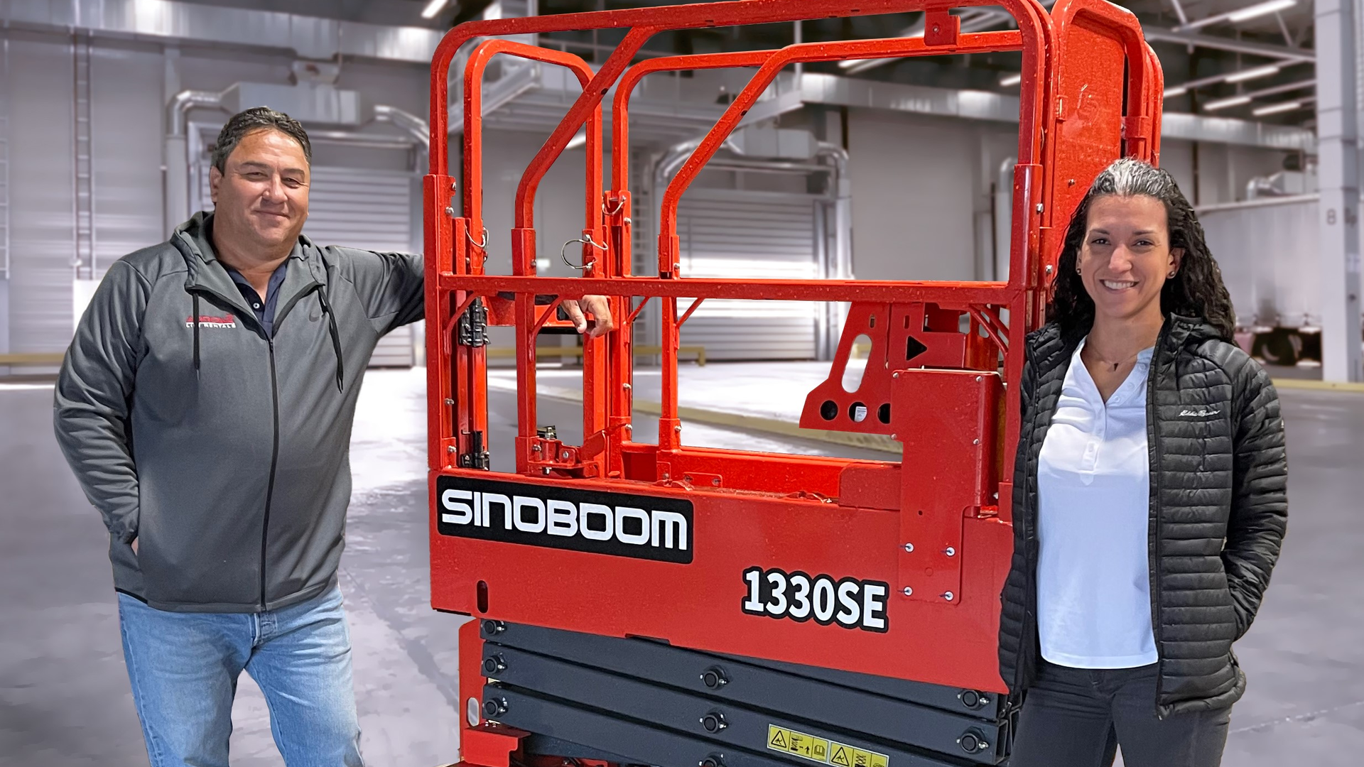 Arrow Lift Rentals, Roger Roberson (left) And Sarah Bolich (right) Sinoboom Giveaway