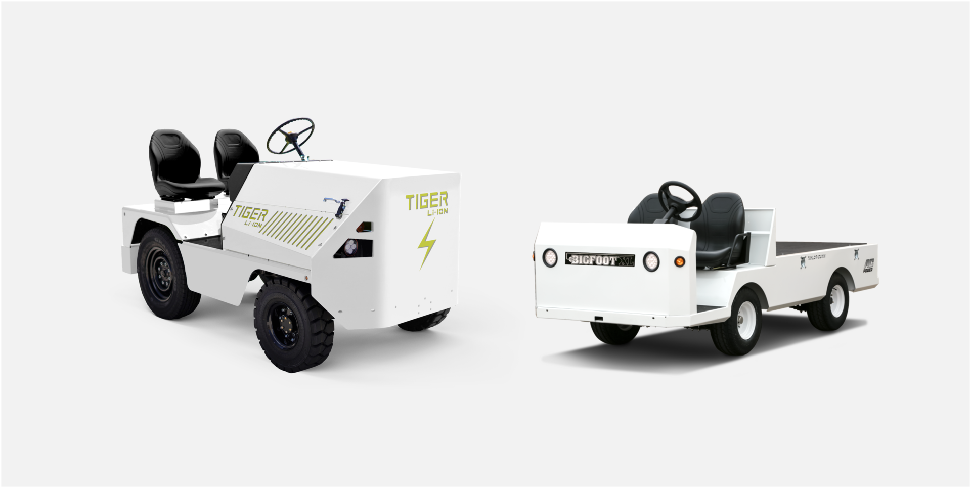 Lithium-Ion Tiger and Taylor-Dunn Vehicles