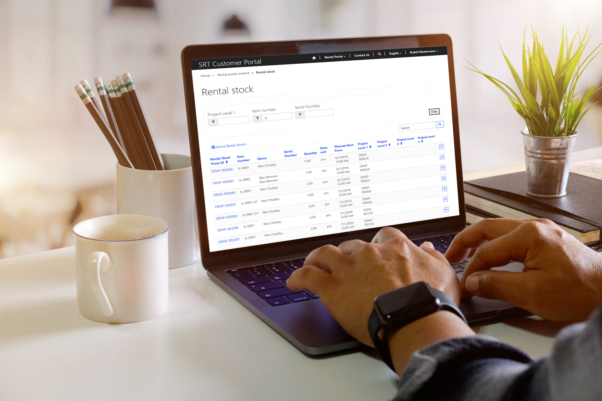 Sycor Rental Customer Portal Rental Stock 62db170488410