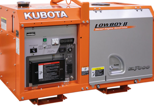 Kubota Gl7000 7000 Watt Lowboy Ii Series Industrial Diesel Generator 630e82fbde455