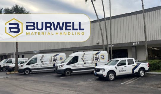 Pictured is Burwell Material Handling's new Doral, Fla., branch.