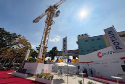 694b5bdff27b94a49037aa38 Potain Mct 105 Topless Tower Crane 1225 694b5bdff27b94a49037aa38 Potain Mct 105 Topless Tower Crane 1225