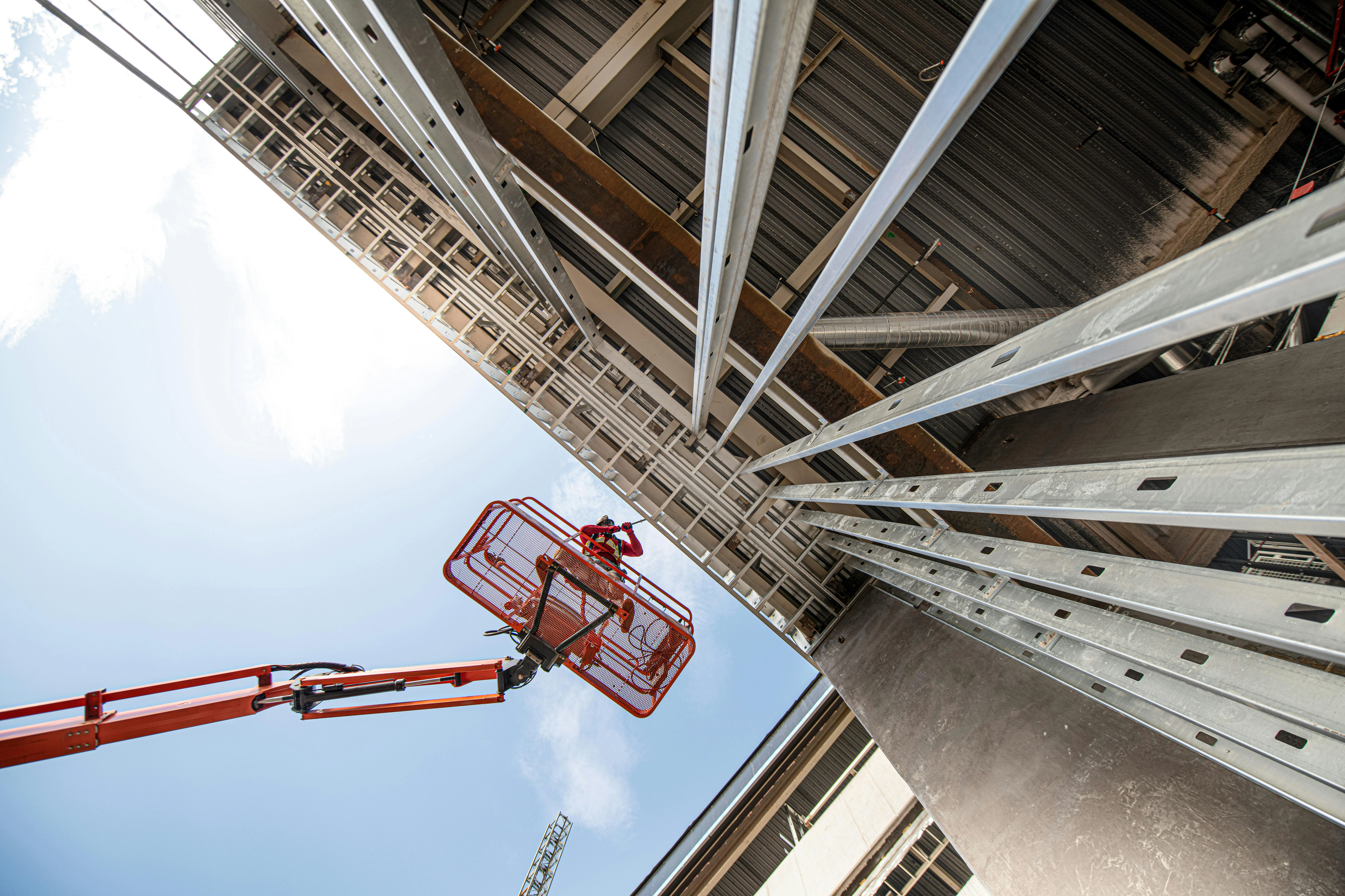 Wind generates force that pushes against the machine, and wind speeds can be significantly greater at height than at ground level &mdash; this means that the amount of force on the machine also increases at height.