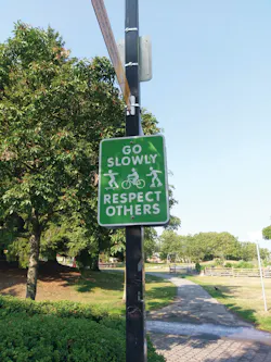 go-slow-signage-at-shared-recreational-pathways go-slow-signage-at-shared-recreational-pathways