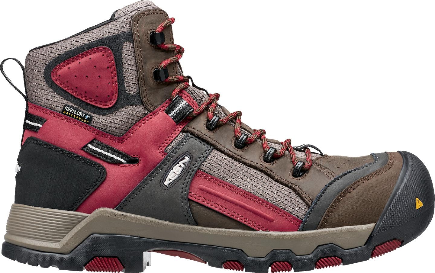 KEEN Utility Davenport Mid WP Cascade Brown Red Dahlia 1016157