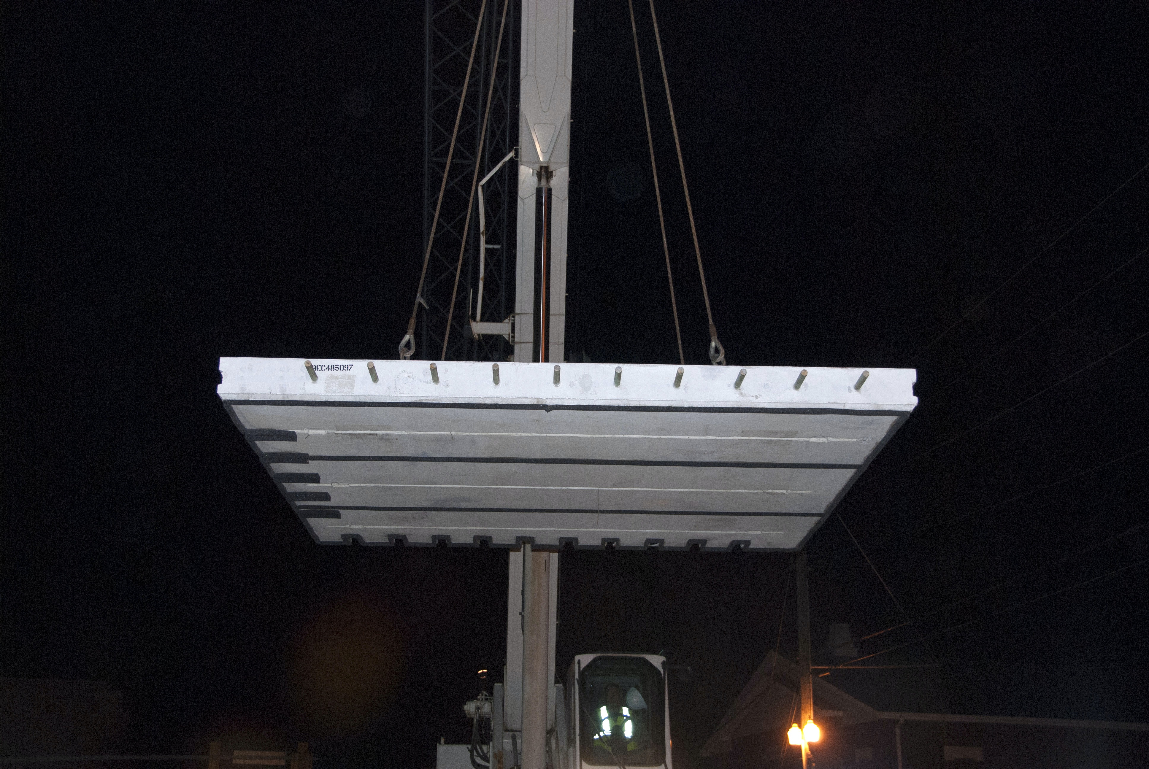 Precast paving slabs arrive ready for installation and use
