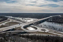 Scudder Falls Route 29 Interchange looking towards Pennsylvania Scudder Falls Route 29 Interchange looking towards Pennsylvania