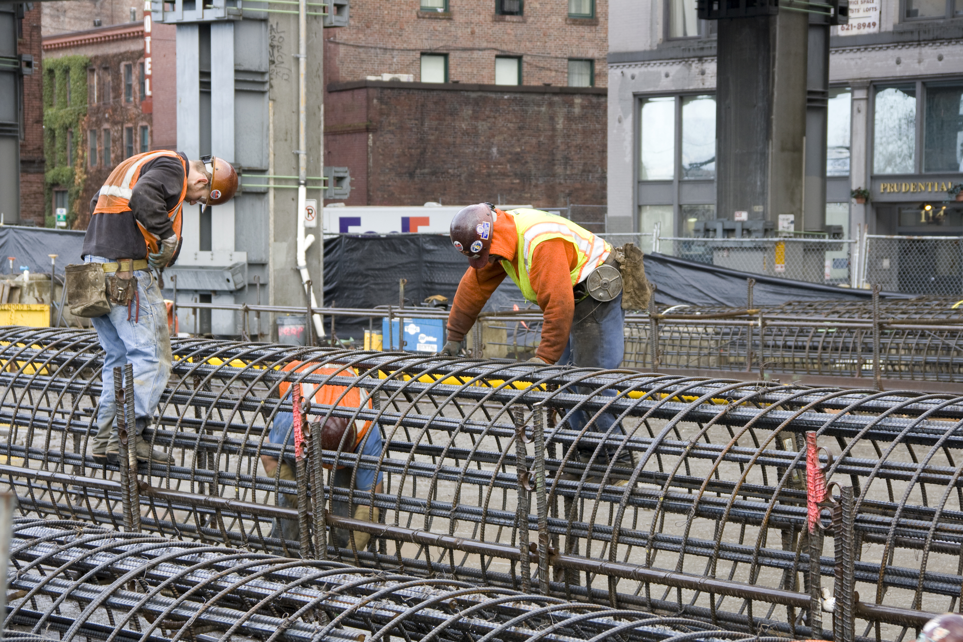 Construction workers were building a tunnel to replace Alaskan highway in Seattle.