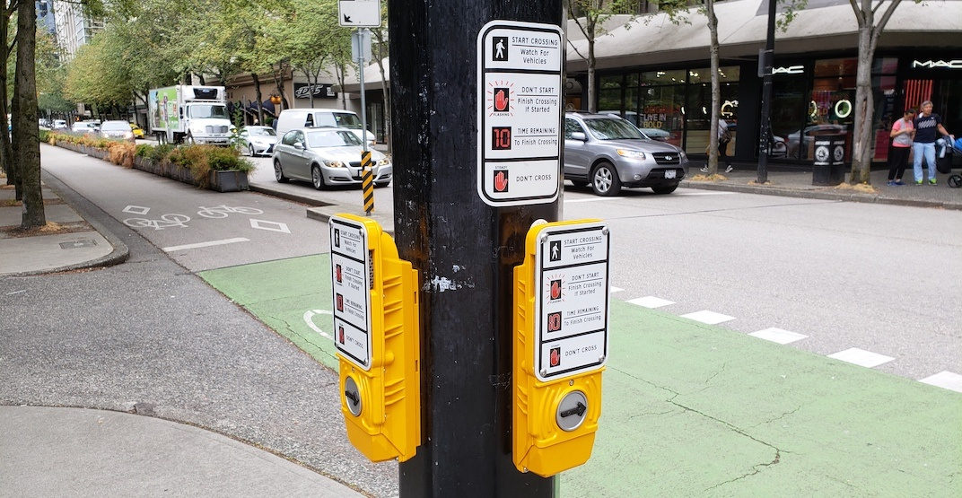 Vancouver Pedestrian Signal Crosswalk Button F 642efd5e2771e
