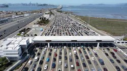 Bay Bridge Toll Plaza. San Francisco-Oakland Bay Bridge Bay Bridge Toll Plaza. San Francisco-Oakland Bay Bridge