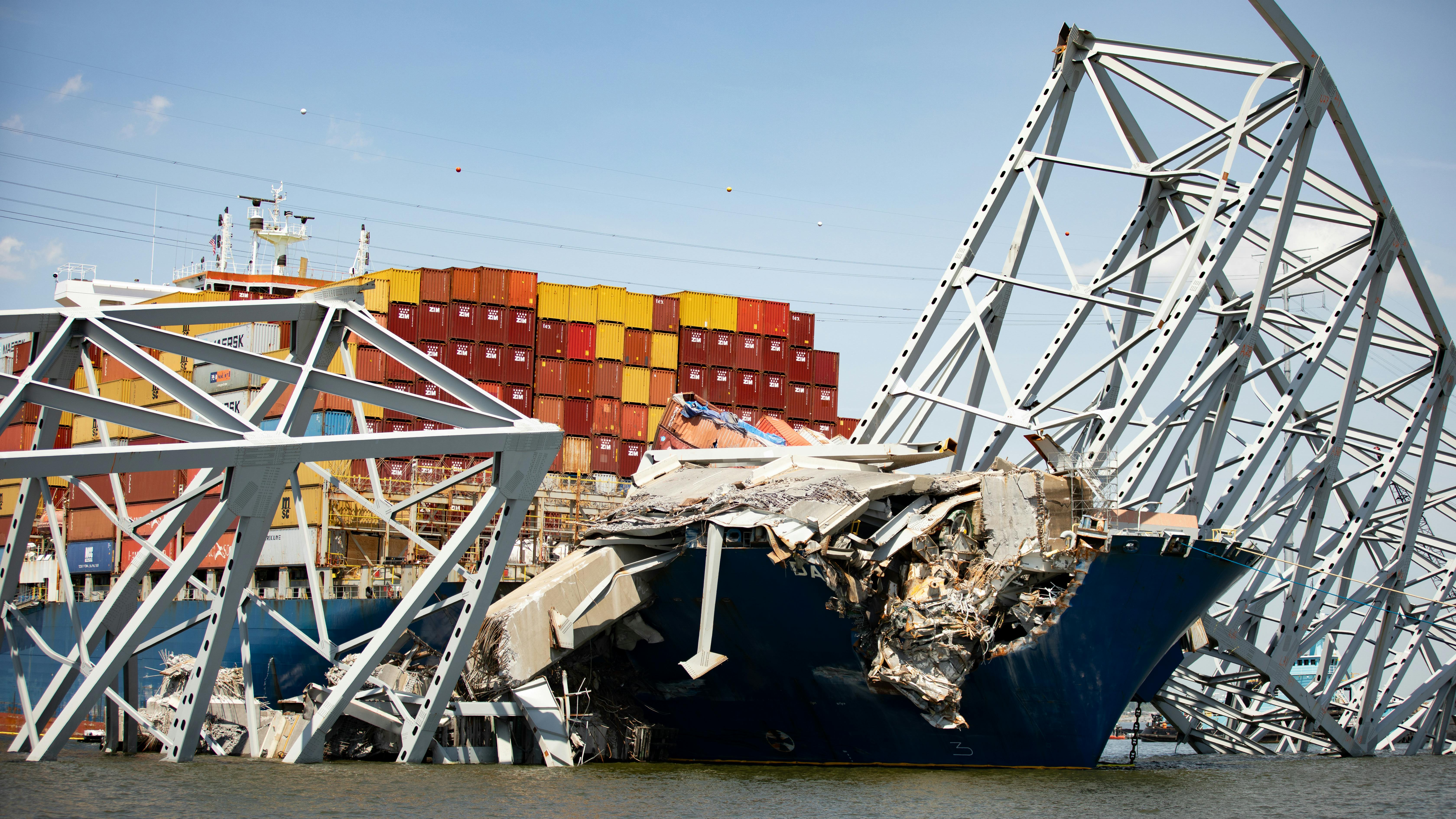 Key Bridge Collapse Site