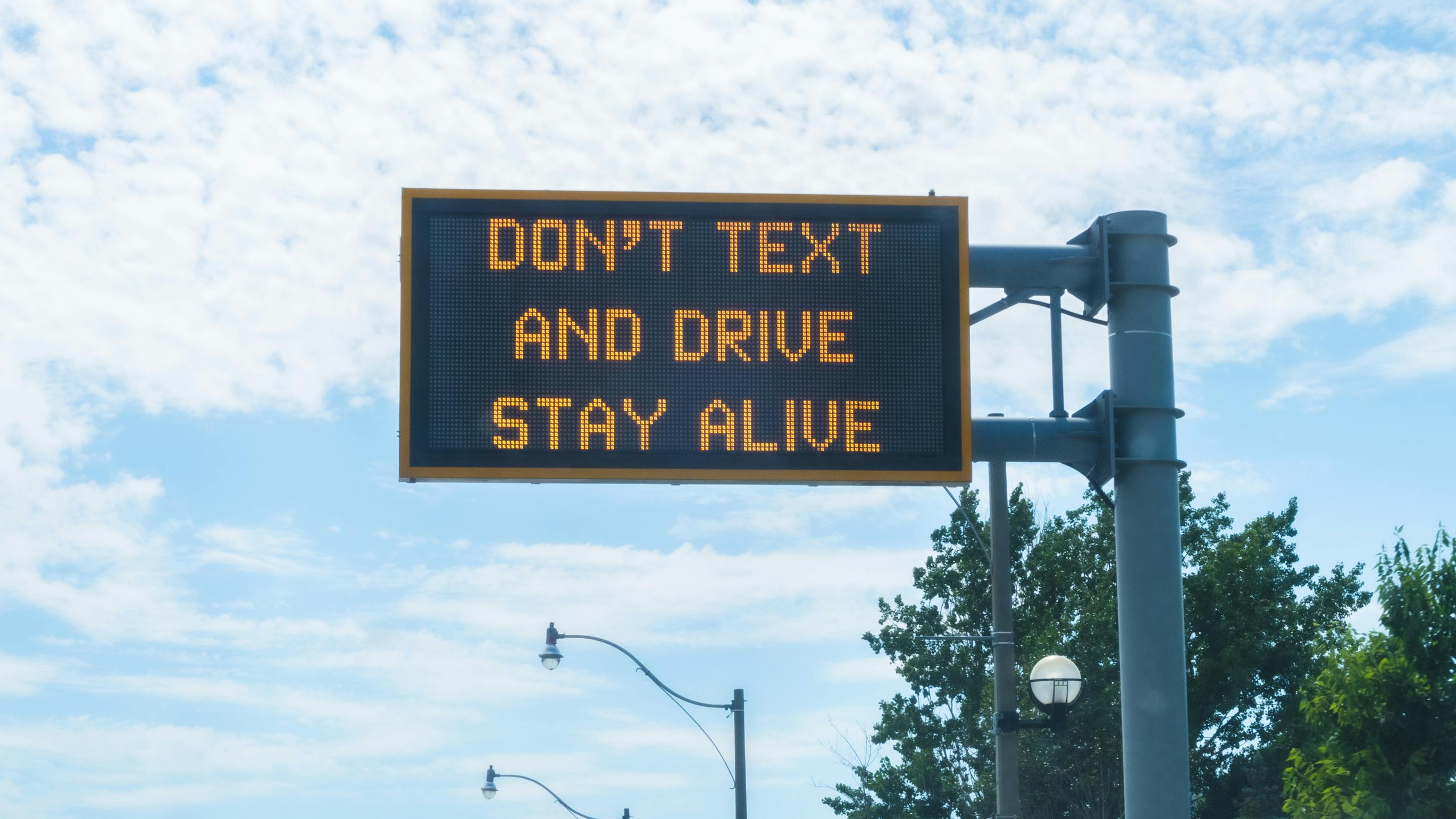 Example variable message sign.