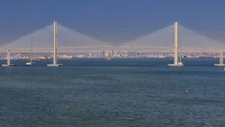 Key Bridge rebuild rendering. Key Bridge rebuild rendering.