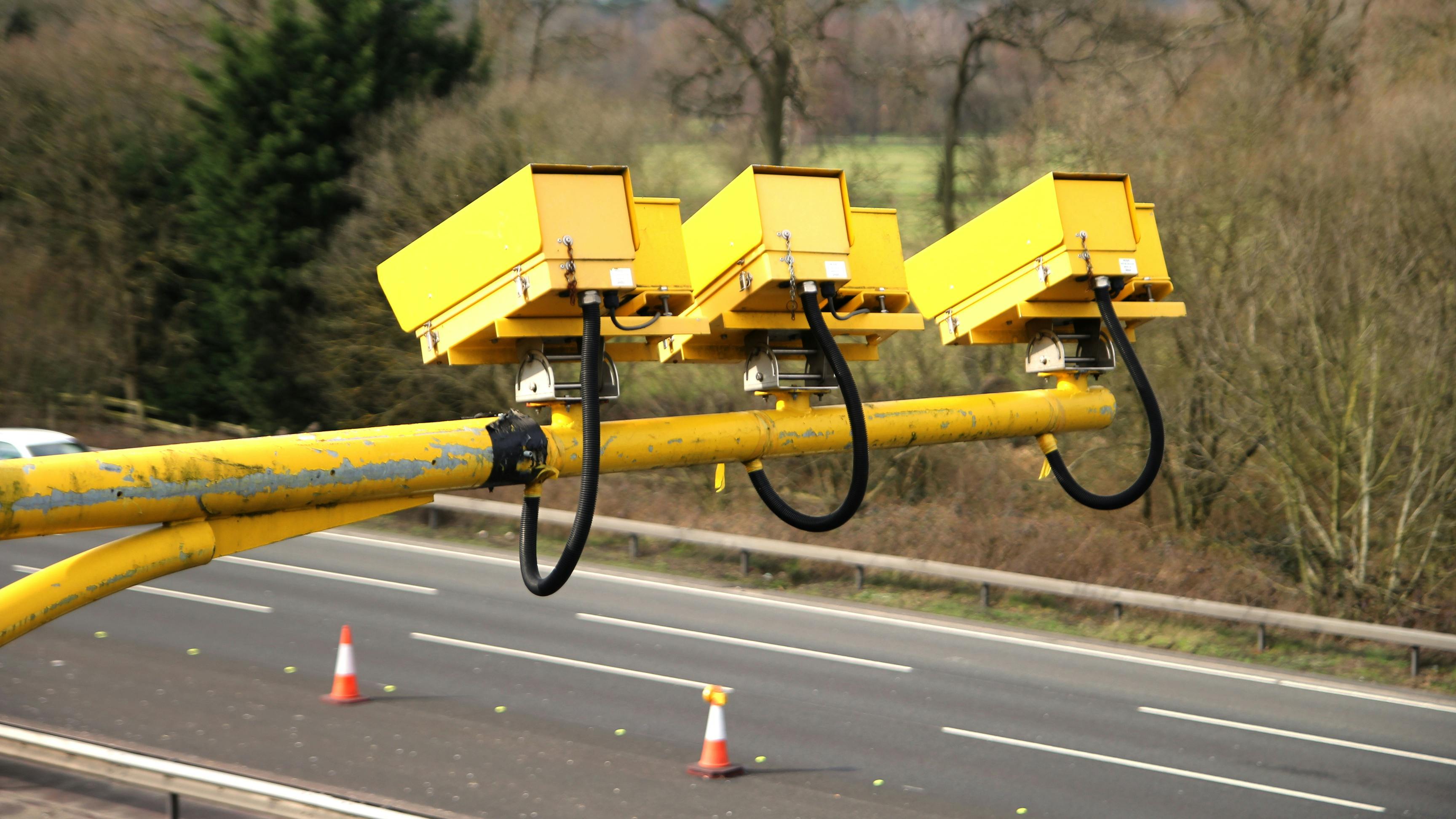 Speed cameras on highway