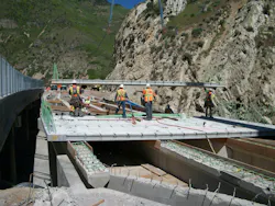 Internally cured concrete bridge components have higher durability and longer service lives than traditional cured concrete. Internally cured concrete bridge components have higher durability and longer service lives than traditional cured concrete.