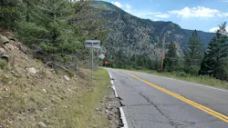 U.S. Highway 40 near Empire, Colorado, before it was resurfaced in a 2025 maintenance project. U.S. Highway 40 near Empire, Colorado, before it was resurfaced in a 2025 maintenance project.