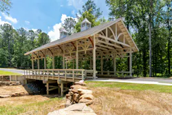 A view of the Bowman Road Covered Bridge in Macon, Ga. A view of the Bowman Road Covered Bridge in Macon, Ga.