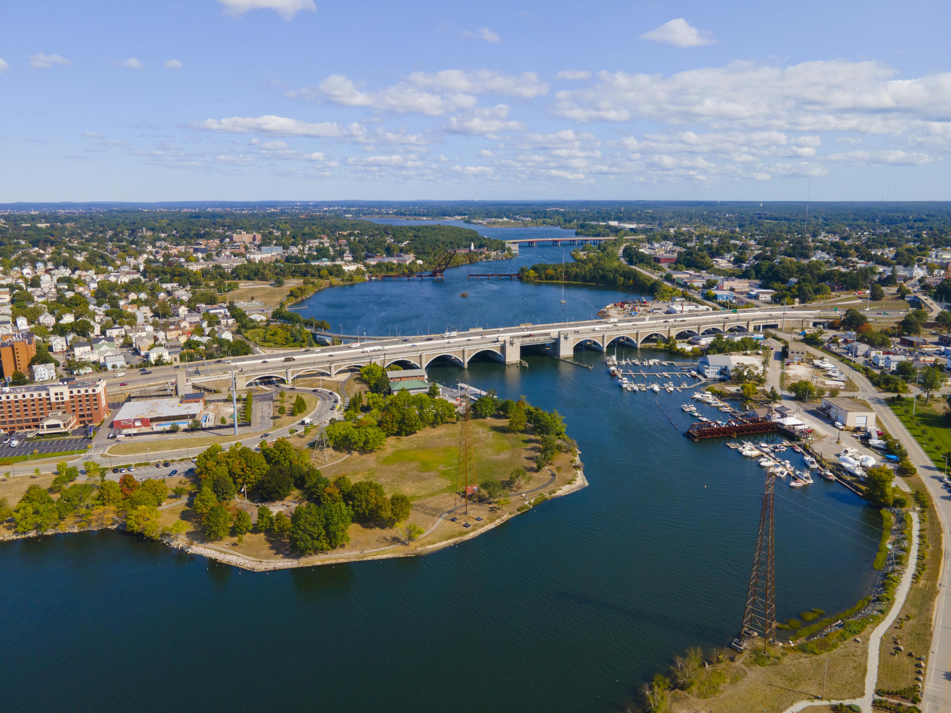 The Washington Bridge in Providence, R.I.