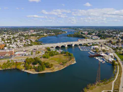 The Washington Bridge in Providence, R.I. The Washington Bridge in Providence, R.I.