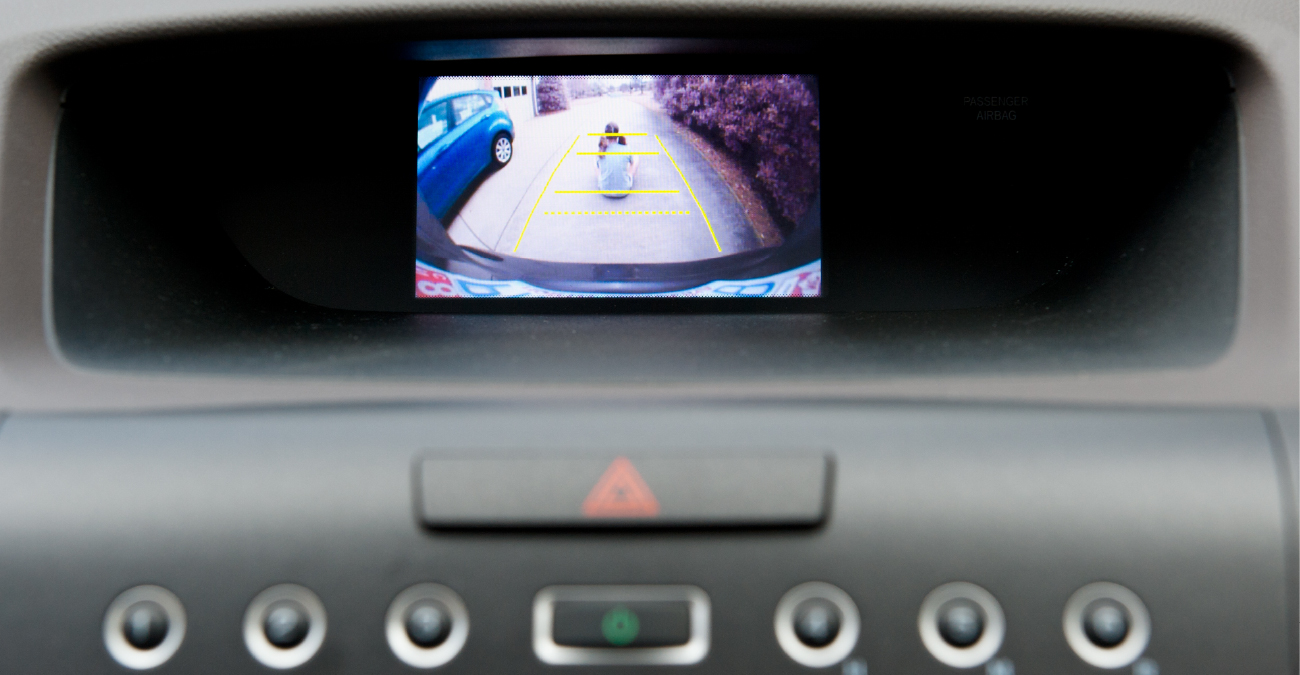 Vehicle back up camera display