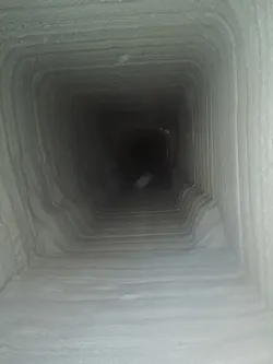 Rehabilitated 5.5-by-5-foot achred limestone block and mortar culvert Rehabilitated 5.5-by-5-foot achred limestone block and mortar culvert