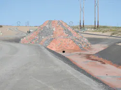 A view of the volcano, looking upstream. A view of the volcano, looking upstream.