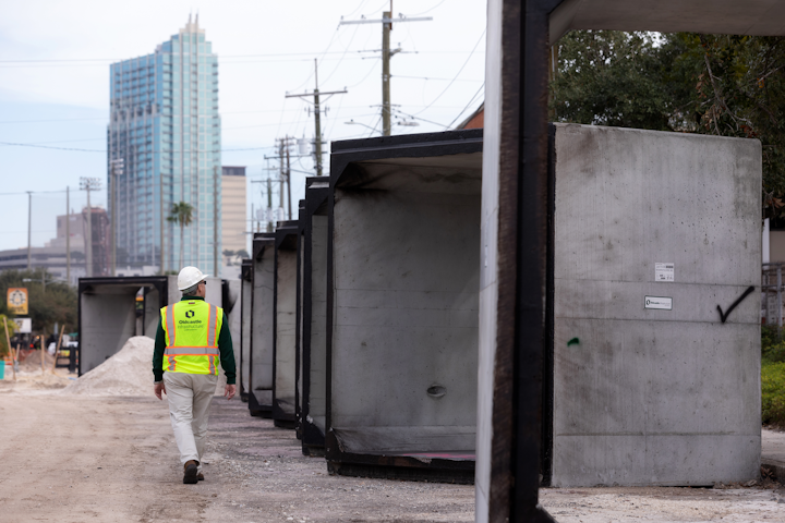 Custom box culvert solutions created by Oldcastle Infrastructure will reduce current frequent flooding issues in downtown Tampa.