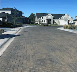 Figure 3. PICP street in Meridian, ID Figure 3. PICP street in Meridian, ID