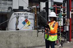 Inspection protocols during the pandemic mean the addition of masks and physical distancing as much as possible. Inspection protocols during the pandemic mean the addition of masks and physical distancing as much as possible.