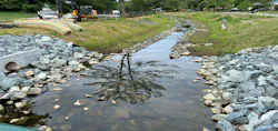 The Brier’s Mill Stream Restoration Project, completed earlier this year. Projects like these are accomplished rapidly and at a wide scale, thanks to the efficiency of private businesses like Corvias. The Brier’s Mill Stream Restoration Project, completed earlier this year. Projects like these are accomplished rapidly and at a wide scale, thanks to the efficiency of private businesses like Corvias.