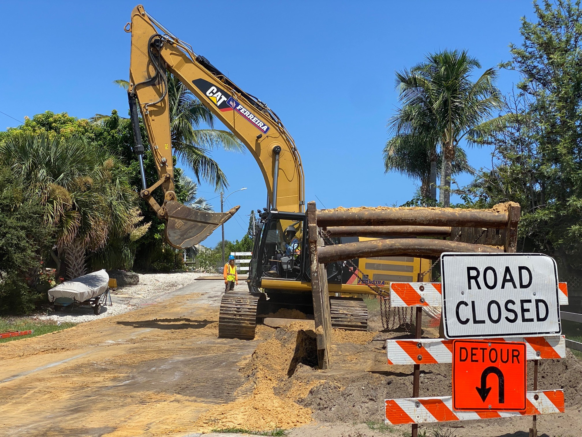 This project is estimated to eliminate home flooding for up to a 100-year or greater frequency rain events for residents within the neighborhood.