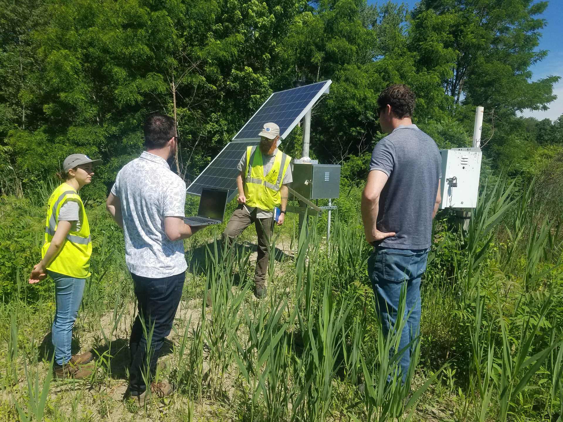 &ldquo;08 Pond,&rdquo; a wet detention pond, collects runoff from 131.5 acres,
